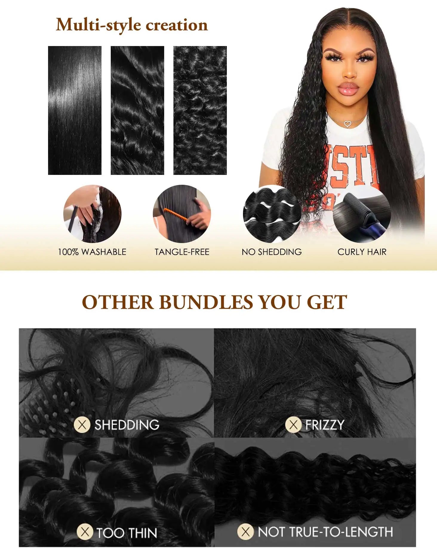 16A 40 Inch Body Wave Bundles 100% Human Hair Real Raw Extensions Wet And Wavy Remy Weave Hair Bundles For Black Women Quality