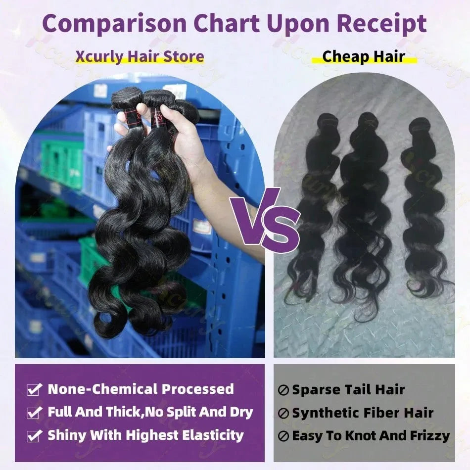 15A Human Hair Bundles 34 36 38 40Inch Body Wave 100% Unprocessed Hair 4 Bundles Extensions Quick Weave Human Hair Natural Black