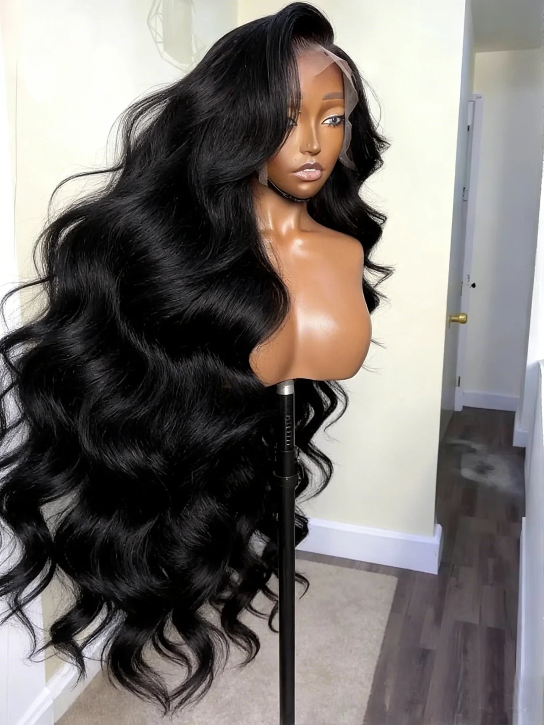30 32 Inch Body Wave Human Hair Wigs 300% 13x6 HD Lace Front Human Hair Wig For Woman 5x5 Gluless Lace Closure Wig Preplucked