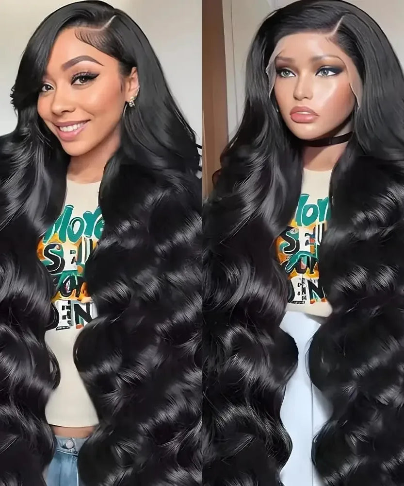 40 Inches Body Wave Human Hair Wig 13x4 360 Transparent Lace Front Human Hair Wig 13x6 Brazilian Lace Human Hair For Black Women