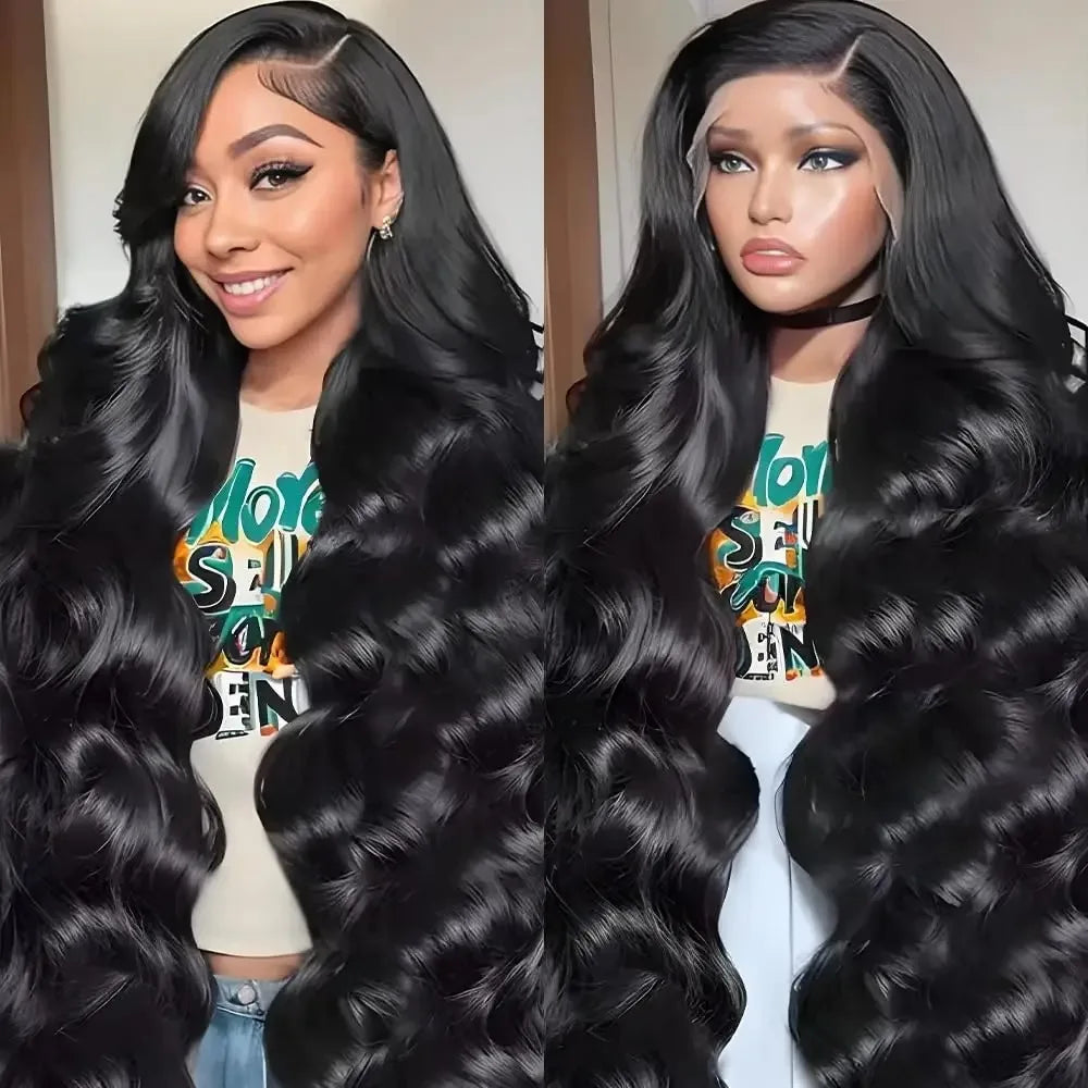 40 Inches Body Wave Human Hair Wig 13x4 360 Transparent Lace Front Human Hair Wig 13x6 Brazilian Lace Human Hair For Black Women