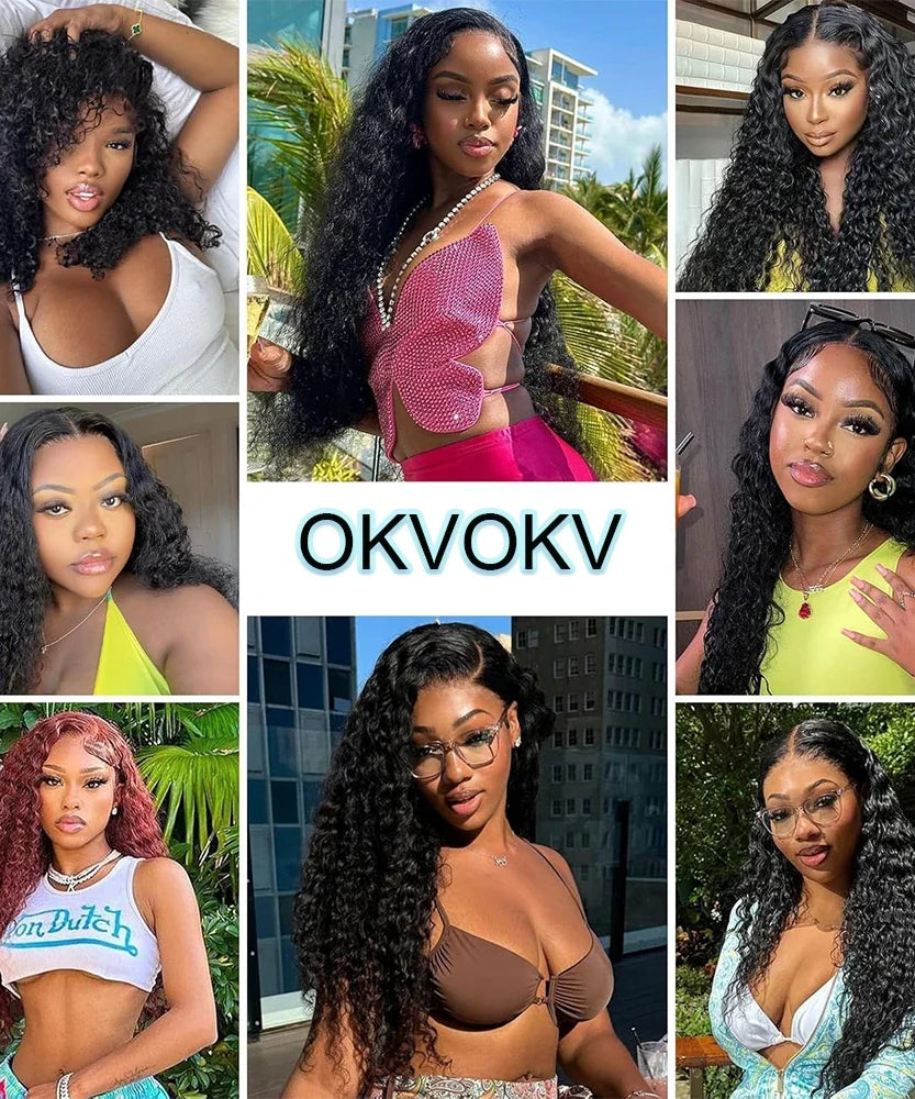 40 Inch Curly Lace Front Wigs Human Hair 250 Density 13x4 HD Transparent Jerry Curly Wigs Pre Plucked For Women