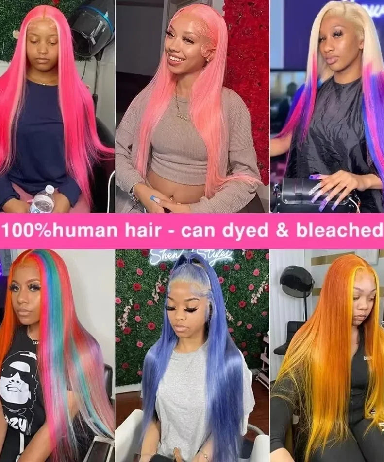 250% Density Blonde 613 Human Hair Wigs 13x6 HD Lace Front Wigs Straight Human Hair Lace Frontal Wig Brazilian Hair for Women