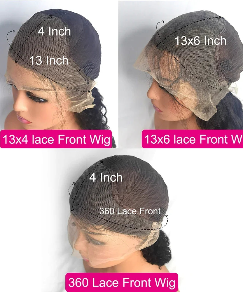 40 Inches Body Wave Human Hair Wig 13x4 360 Transparent Lace Front Human Hair Wig 13x6 Brazilian Lace Human Hair For Black Women