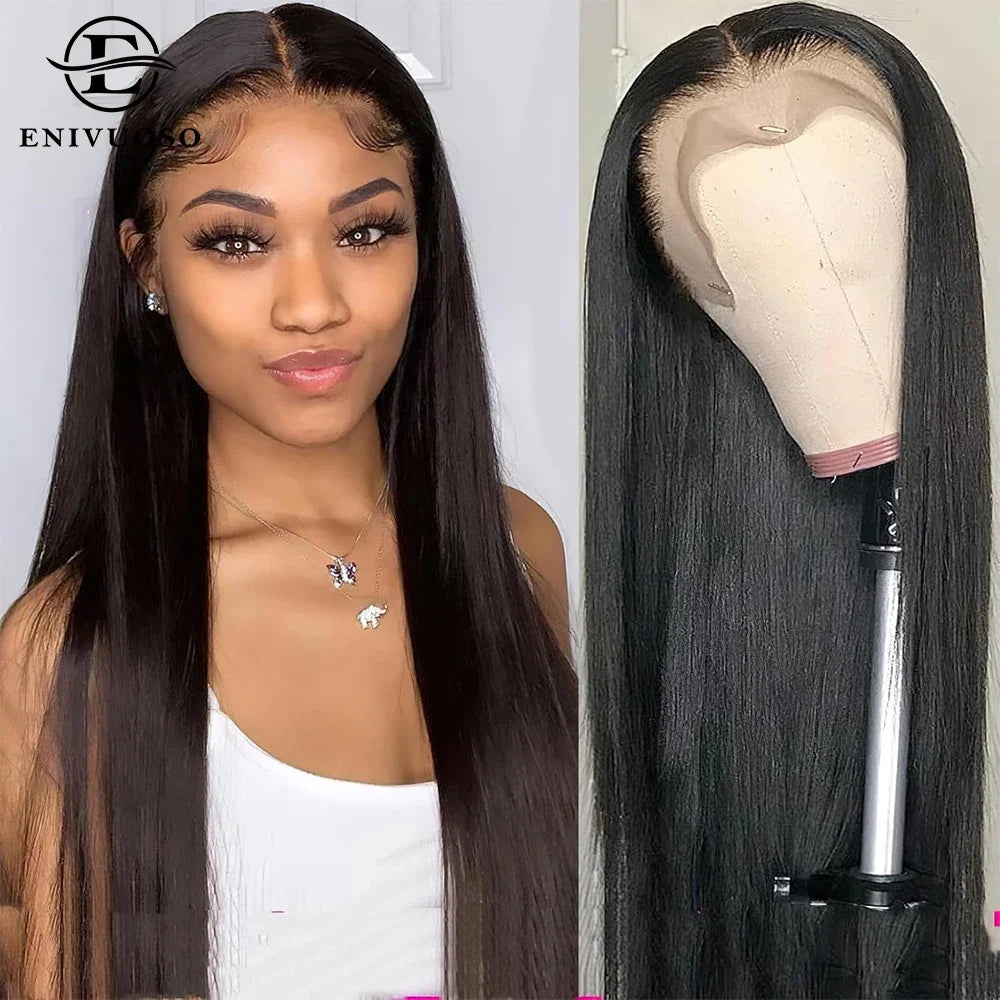 30 Inch Long Straight Synthetic Lace Front Wig Wear To Go Glueless Wig Dark Burgundy 13X4 Synthetic Lace Front Wigs for Women