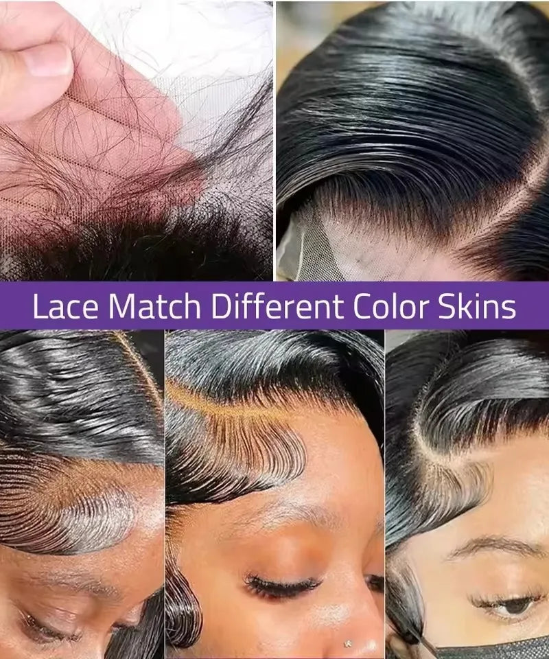 40 Inches Body Wave Human Hair Wig 13x4 360 Transparent Lace Front Human Hair Wig 13x6 Brazilian Lace Human Hair For Black Women