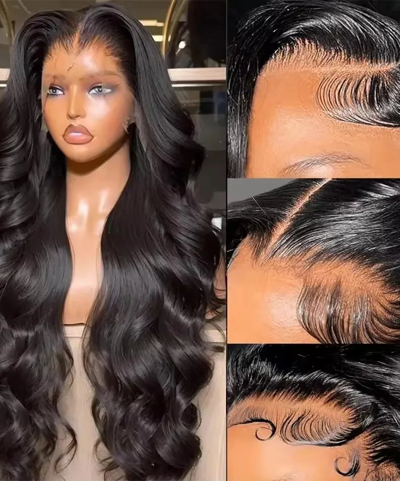 40 Inches Body Wave Human Hair Wig 13x4 360 Transparent Lace Front Human Hair Wig 13x6 Brazilian Lace Human Hair For Black Women