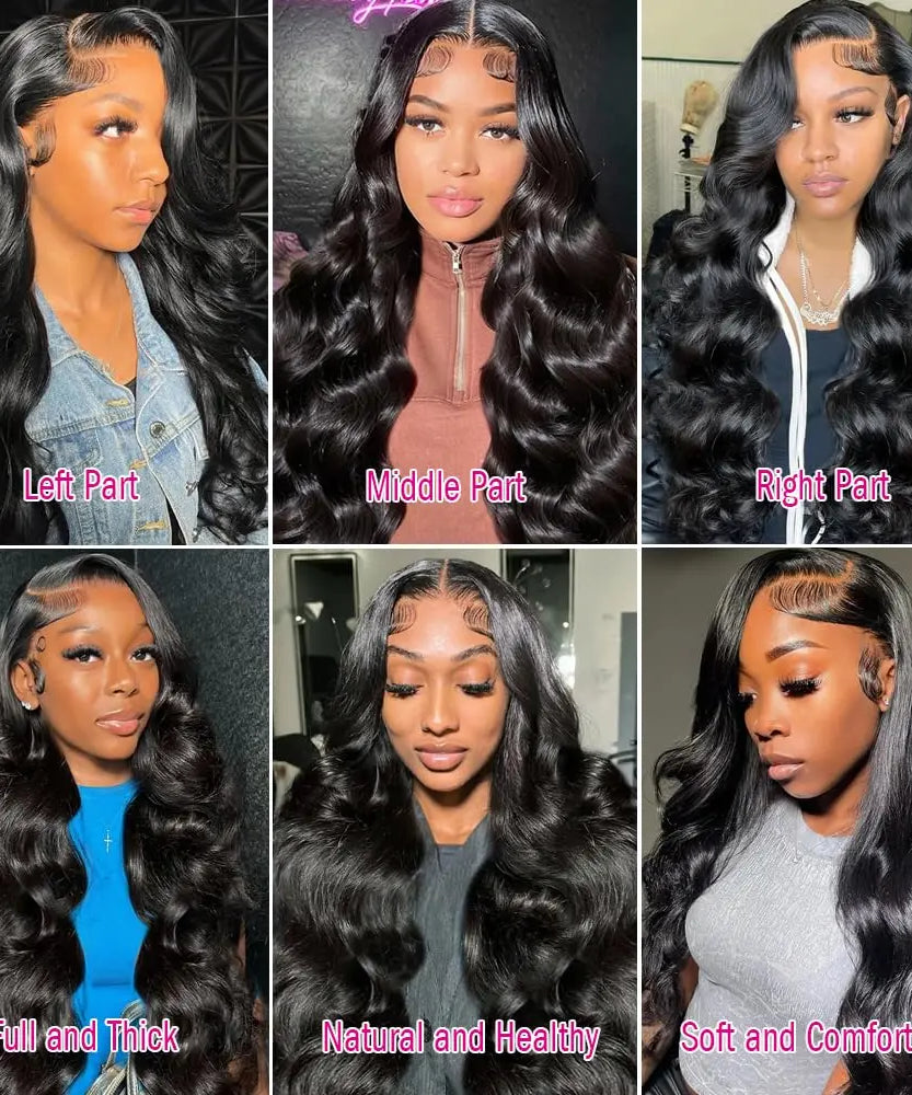 40 Inch Body Wave Human Hair Wigs 13x6 Transparent Human Hair 13x4 Hd Lace Frontal Wig Human Hair Pre Pluck Lace Front Wig