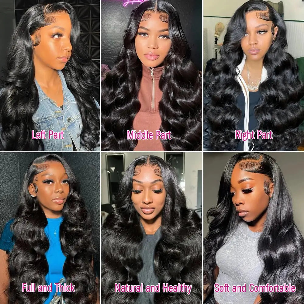 40 Inch Body Wave Human Hair Wigs 13x6 Transparent Human Hair 13x4 Hd Lace Frontal Wig Human Hair Pre Pluck Lace Front Wig