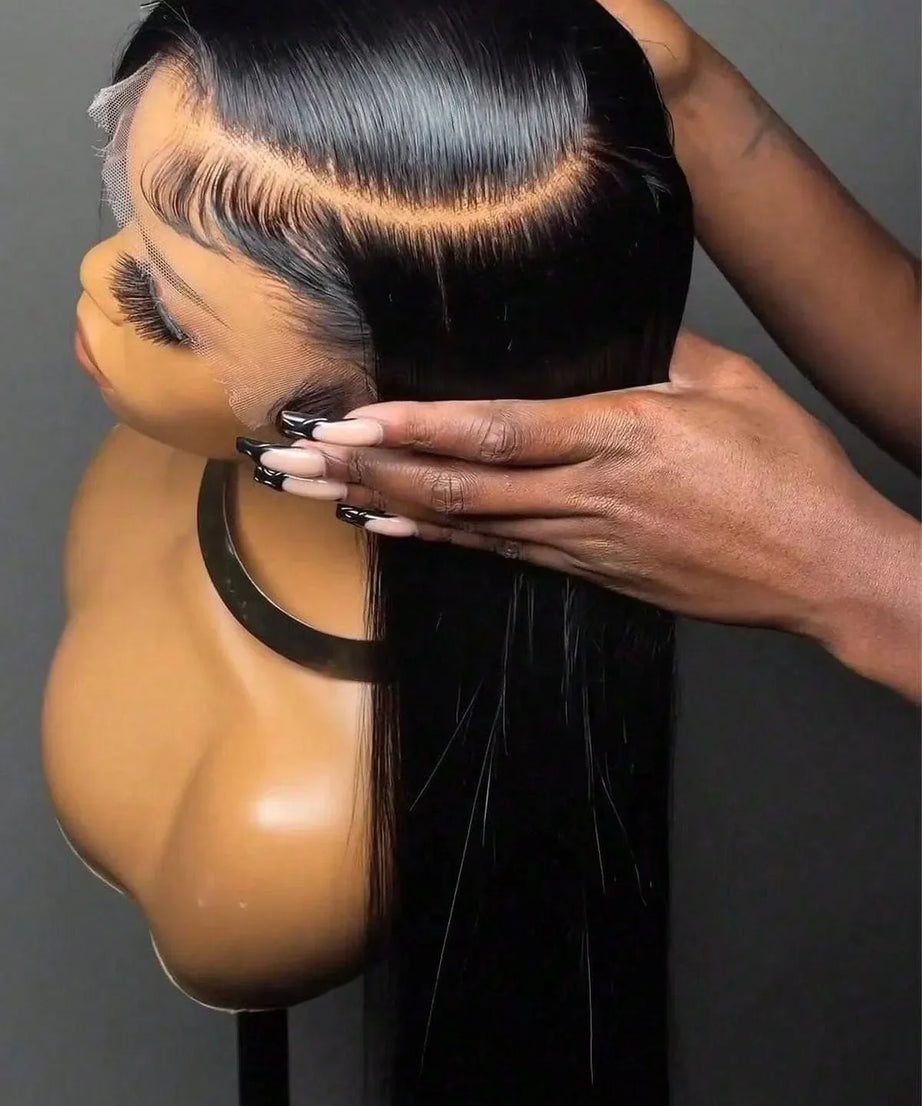 40 Inch 13x4 Bone Straight Lace Front Wigs Human Hair 13x6 Brazilian Transparent Lace Frontal Wig For Women With Baby Hair