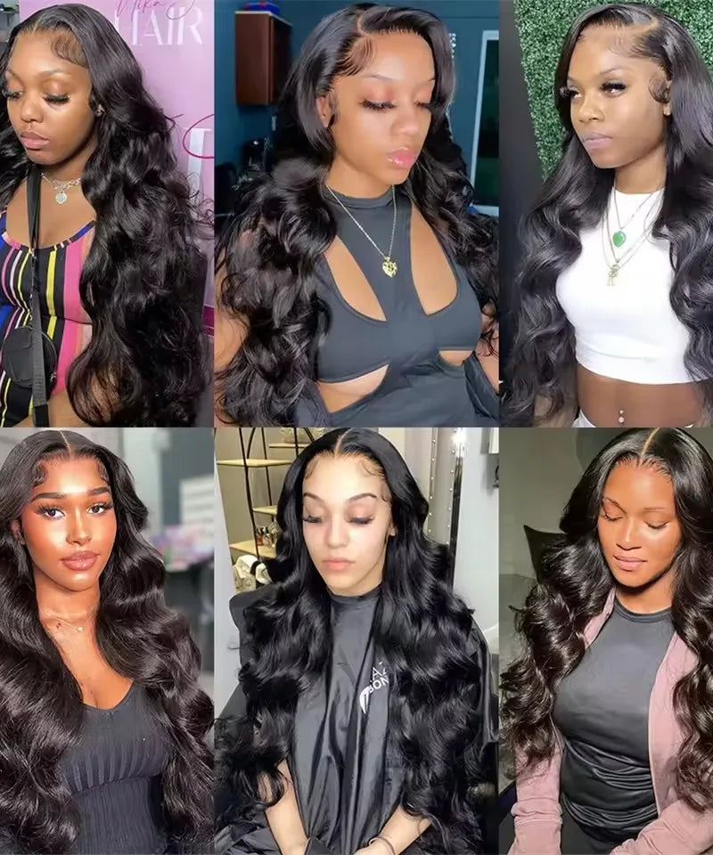 40 Inches Body Wave Human Hair Wig 13x4 360 Transparent Lace Front Human Hair Wig 13x6 Brazilian Lace Human Hair For Black Women
