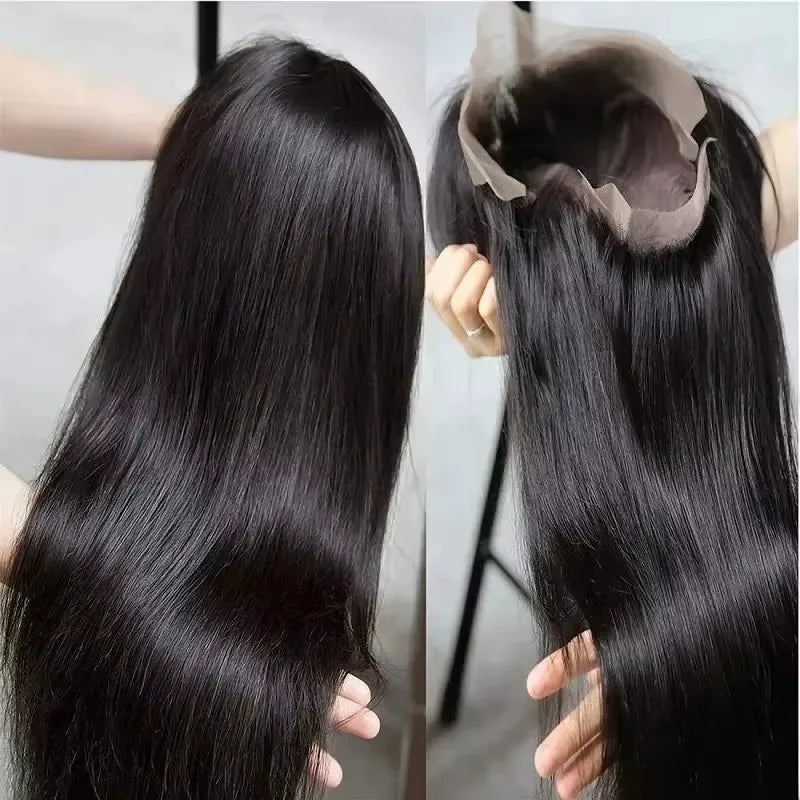 40 Inch 13x4 Bone Straight Lace Front Wigs Human Hair 13x6 Brazilian Transparent Lace Frontal Wig For Women With Baby Hair