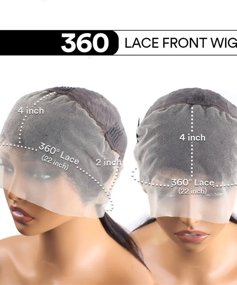 360 Full Lace Wig Body Wave Human Hair Wigs 100% Pre Plucked Hd Brazilian Lace Frontal Wigs Invisible Strap 250 Density 40 Inch