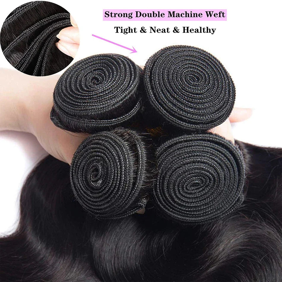 15A Raw USA Body Wave Human Hair Bundles 100% Unprocessed Virgin Hair Weave Extensions 1/3/4pcs Wholesale Cheap Price Natural