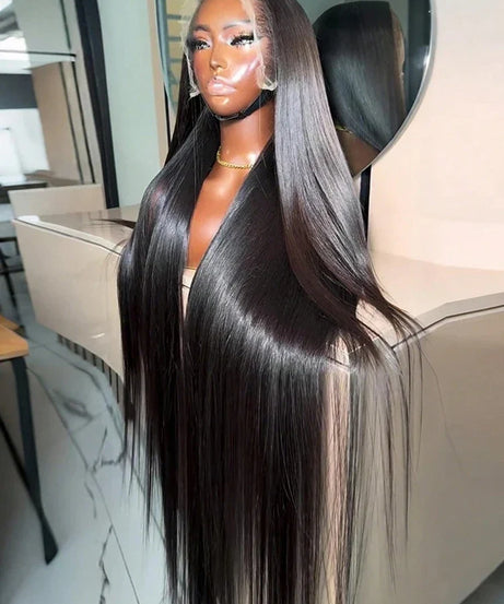 40 Inch 13x4 Bone Straight Lace Front Wigs Human Hair 13x6 Brazilian Transparent Lace Frontal Wig For Women With Baby Hair