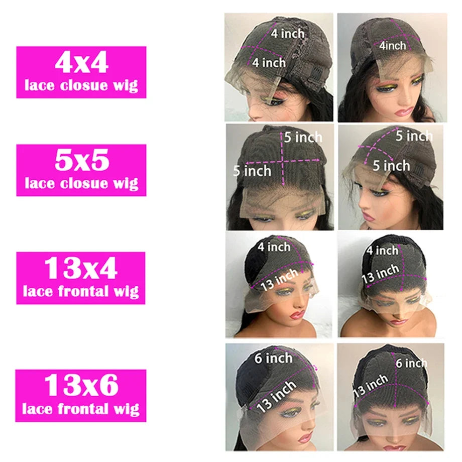 13x4 13x6 Reddish Brown Lace Front Wigs Human Hair Pre Plucked 250 Density Body Wave Colored Human Hair Lace Frontal Human Wig
