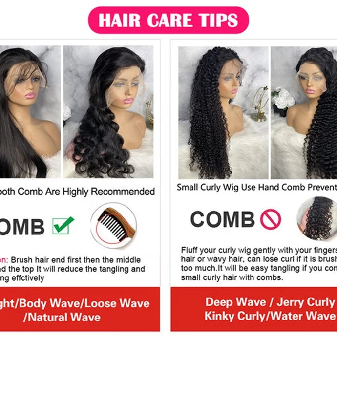 40 Inches Body Wave Human Hair Wig 13x4 360 Transparent Lace Front Human Hair Wig 13x6 Brazilian Lace Human Hair For Black Women