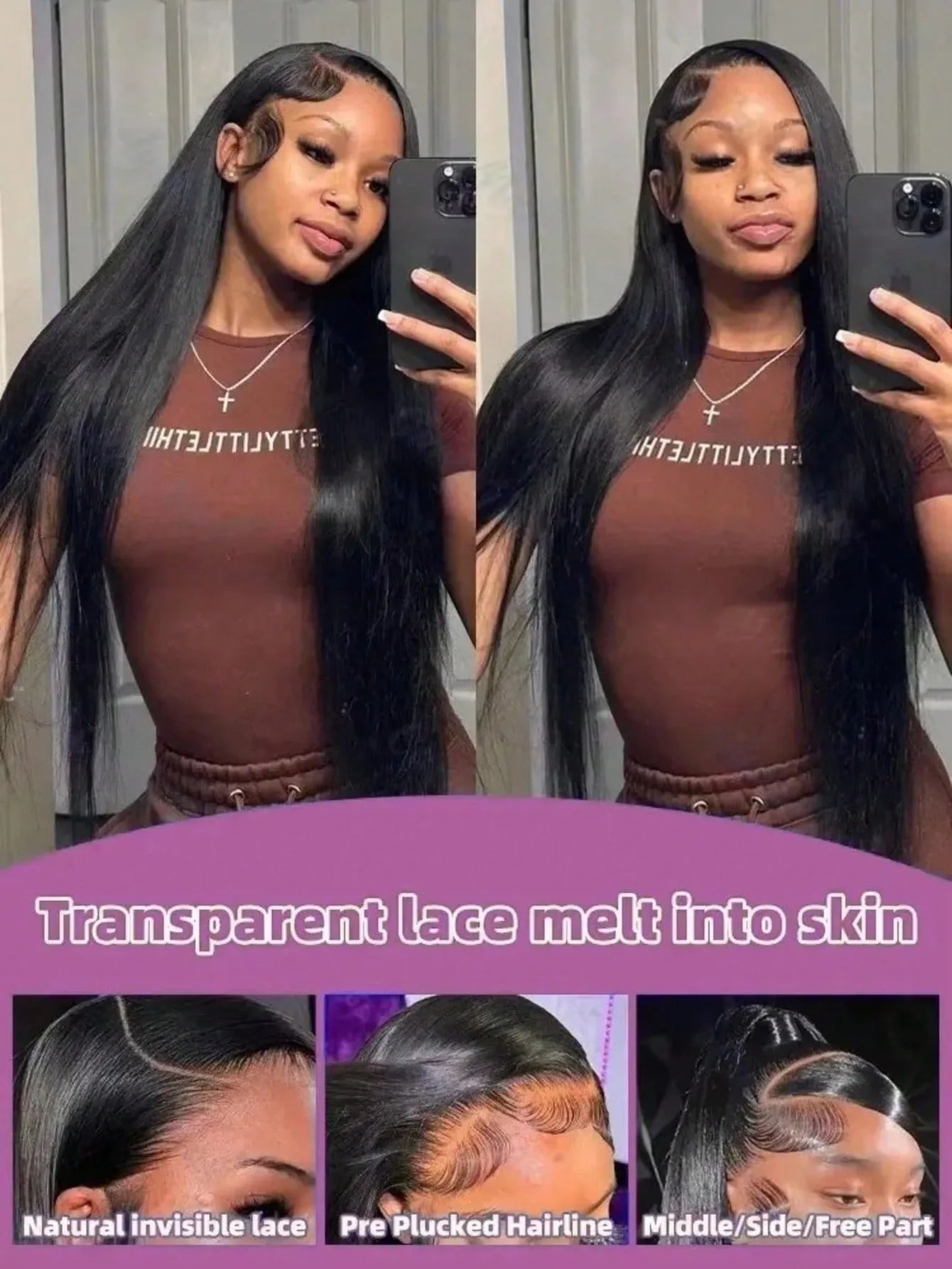 40 Inch 13x4 Bone Straight Lace Front Wigs Human Hair 13x6 Brazilian Transparent Lace Frontal Wig For Women With Baby Hair