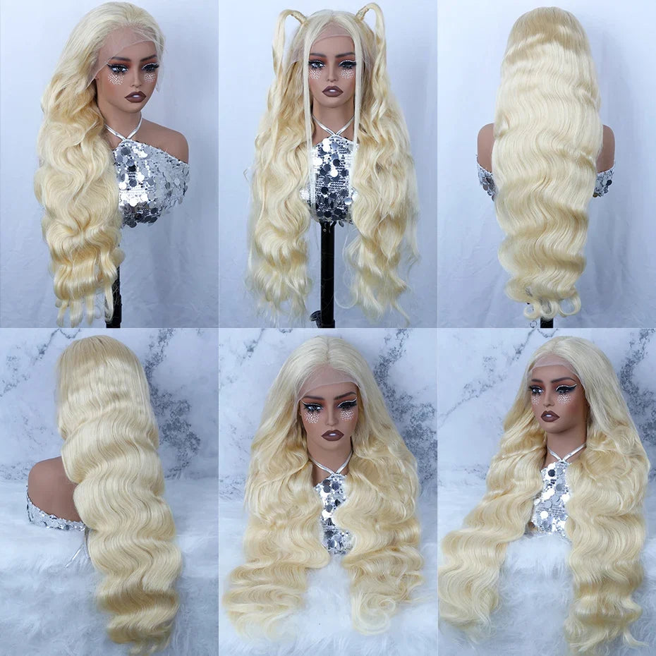 300% High Density Lace Wigs Body Wave Blonde Wig 613 Hd Lace Frontal Wig 13x6 Vietnamese Raw Hair 13x4 Lace Front Human Hair Wig