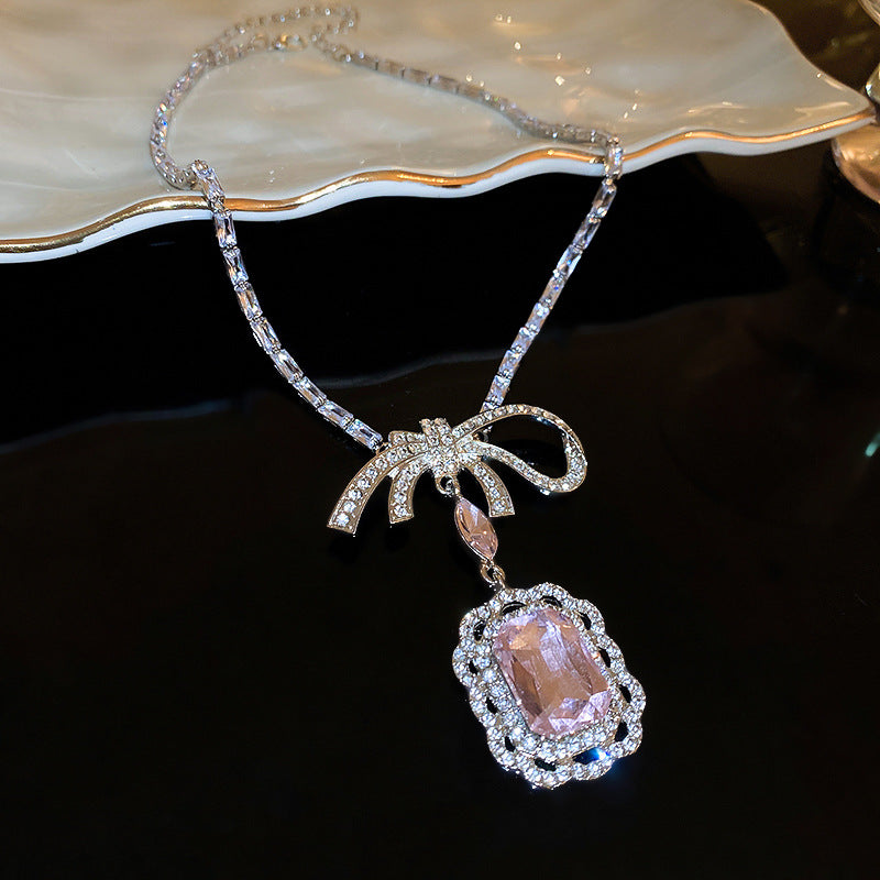 Zircon Square Bow Set